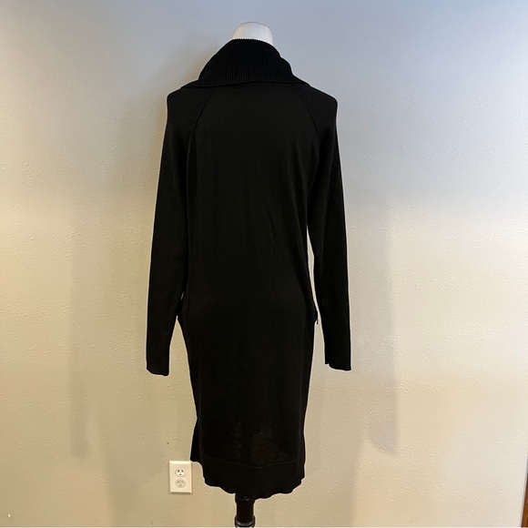 Worthington long sleeves Black Turtleneck Sweater Dress size small - Picture 5 of 12